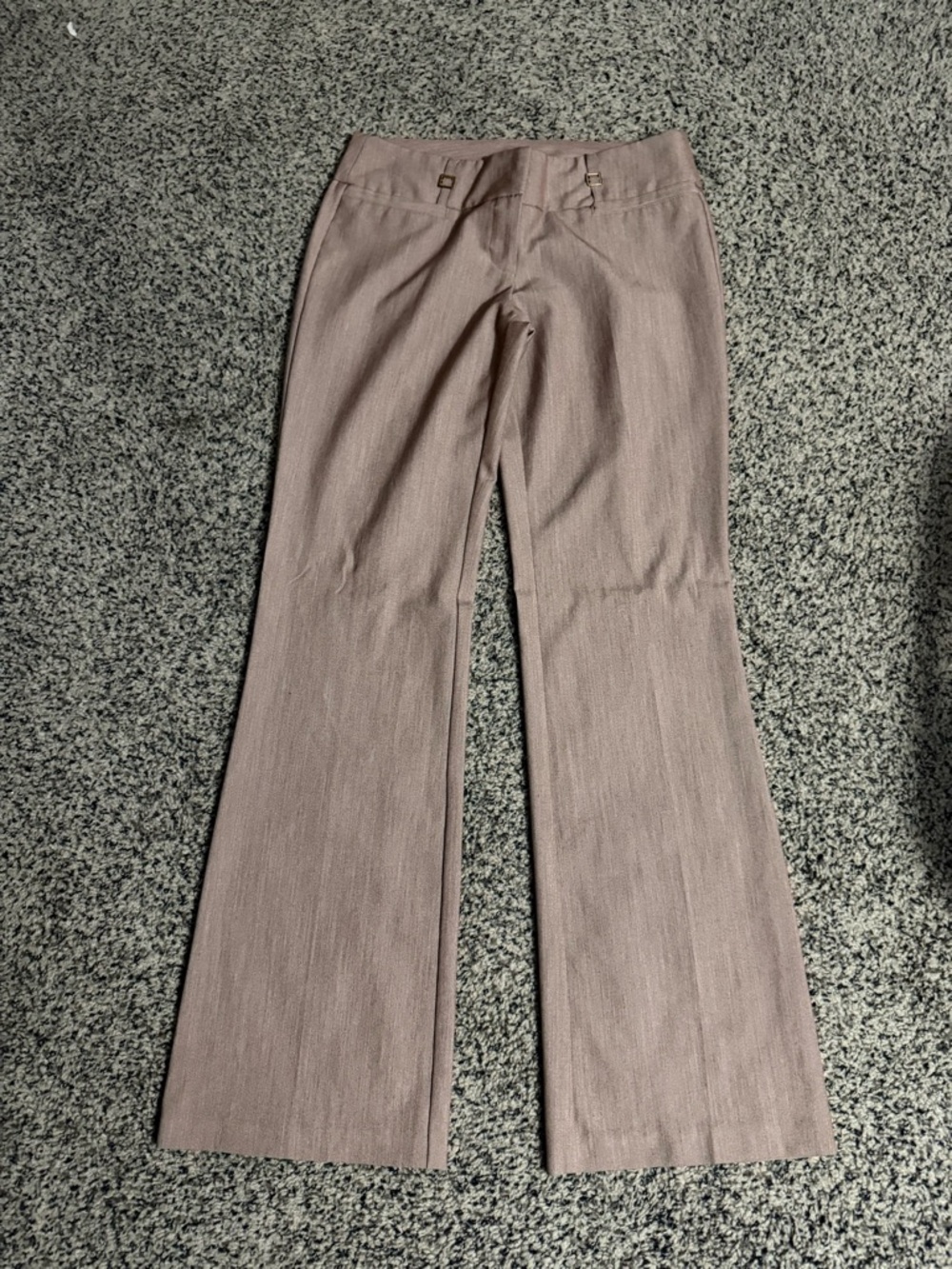 Mauve Flared Dress Pants